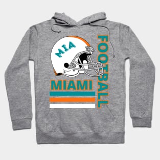 Miami Football Vintage Style Hoodie